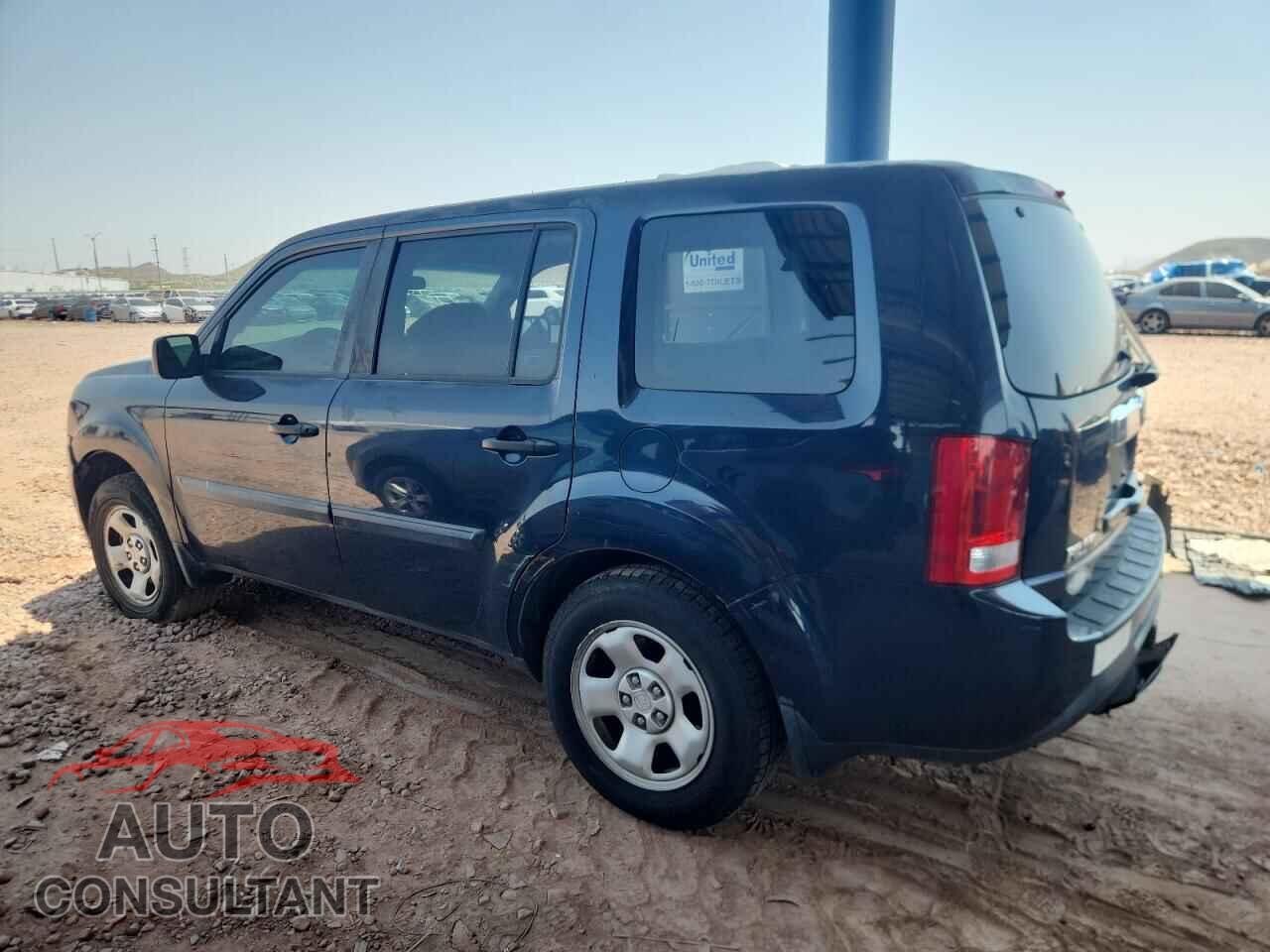 HONDA PILOT 2012 - 5FNYF3H22CB039963