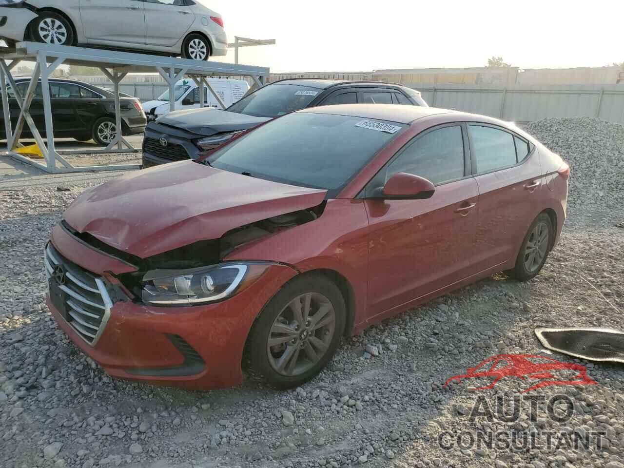 HYUNDAI ELANTRA 2018 - 5NPD84LF5JH282660