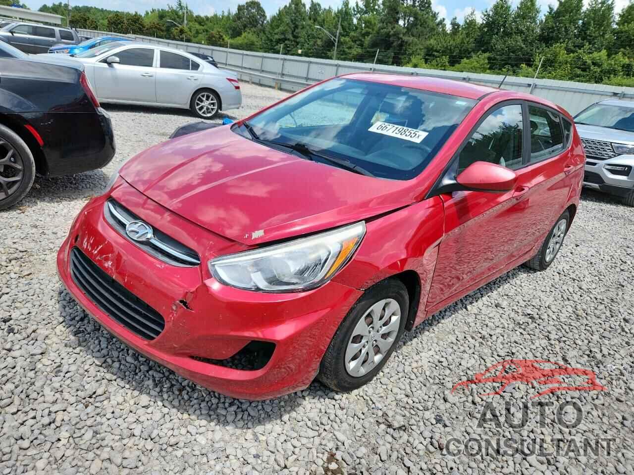 HYUNDAI ACCENT 2016 - KMHCT5AE8GU287274
