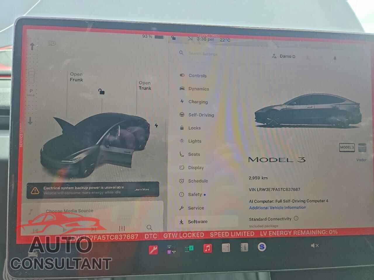 TESLA MODEL 3 2026 - LRW3E7FA5TC837687