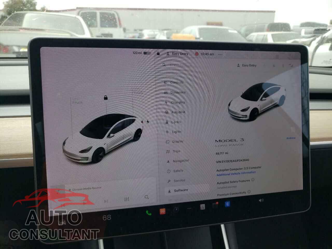 TESLA MODEL 3 2018 - 5YJ3E1EA6JF043640