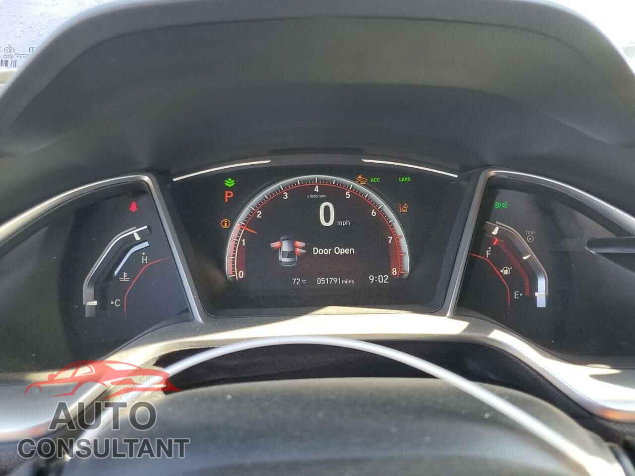HONDA CIVIC 2019 - 2HGFC2F89KH551666
