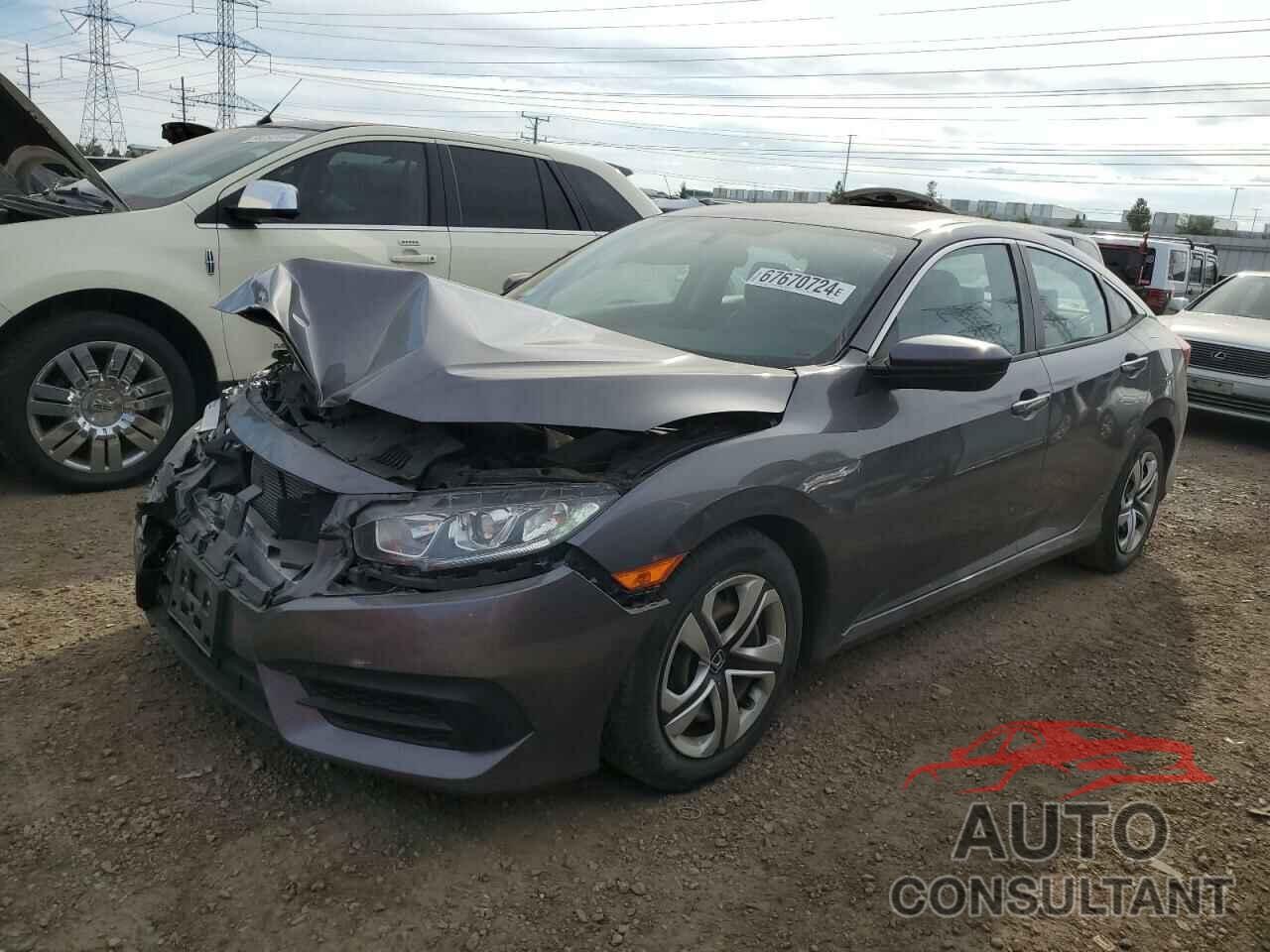 HONDA CIVIC 2017 - 19XFC2F55HE026595