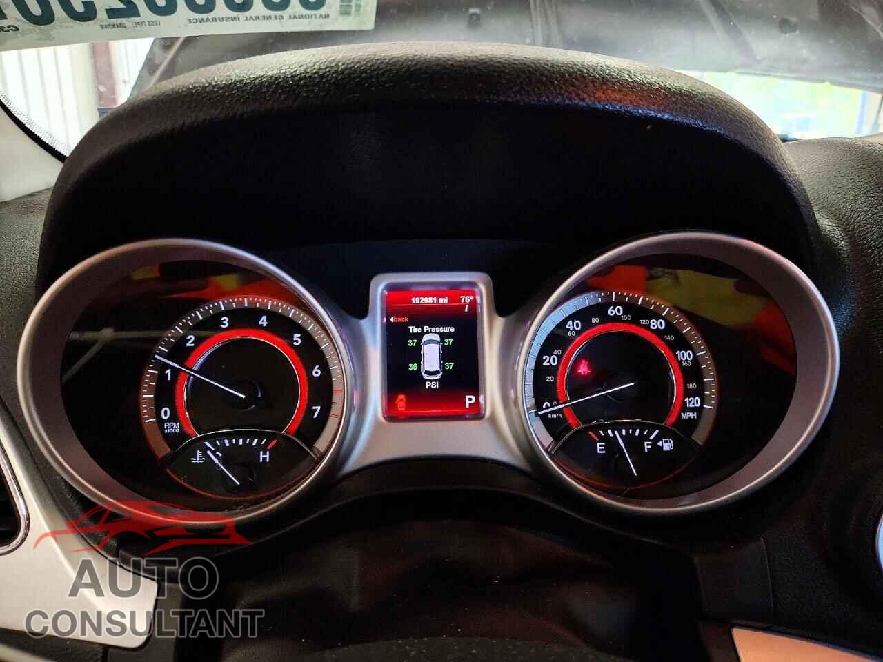 DODGE JOURNEY 2012 - 3C4PDDBG9CT300485