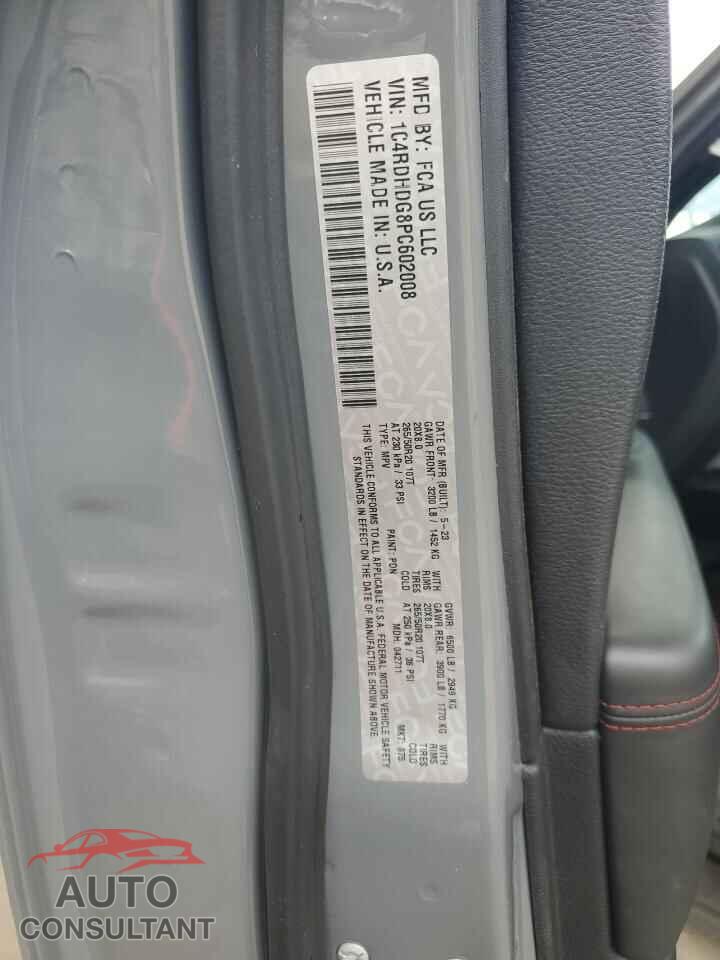 DODGE DURANGO 2023 - 1C4RDHDG8PC602008