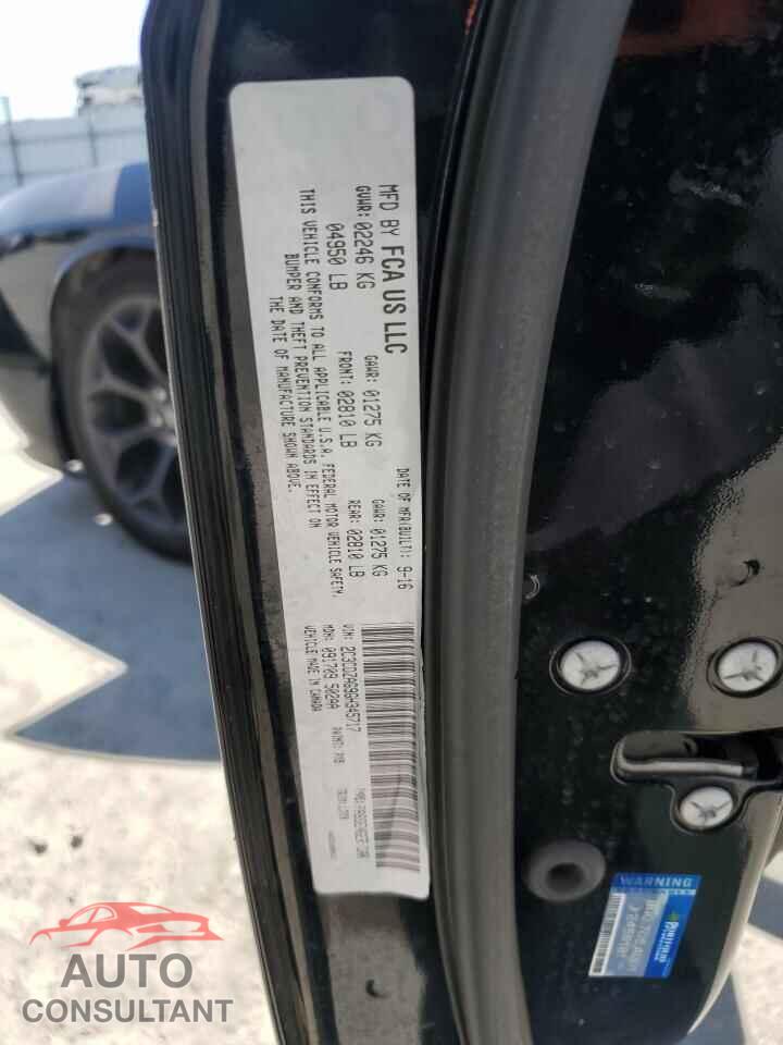 DODGE CHALLENGER 2016 - 2C3CDZAG9GH345717