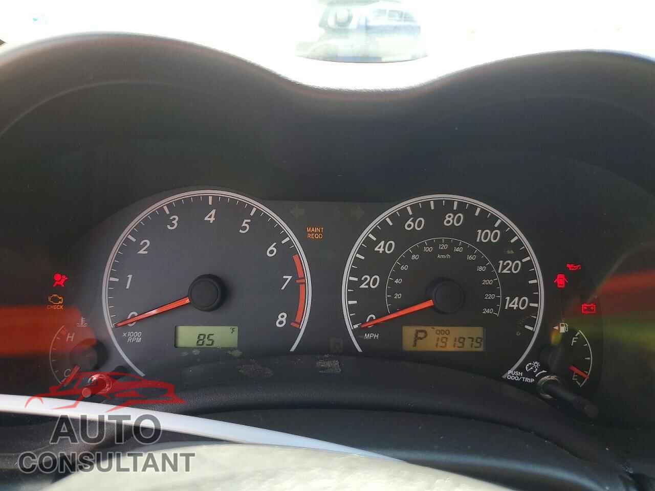 TOYOTA COROLLA 2012 - 2T1BU4EEXCC854707