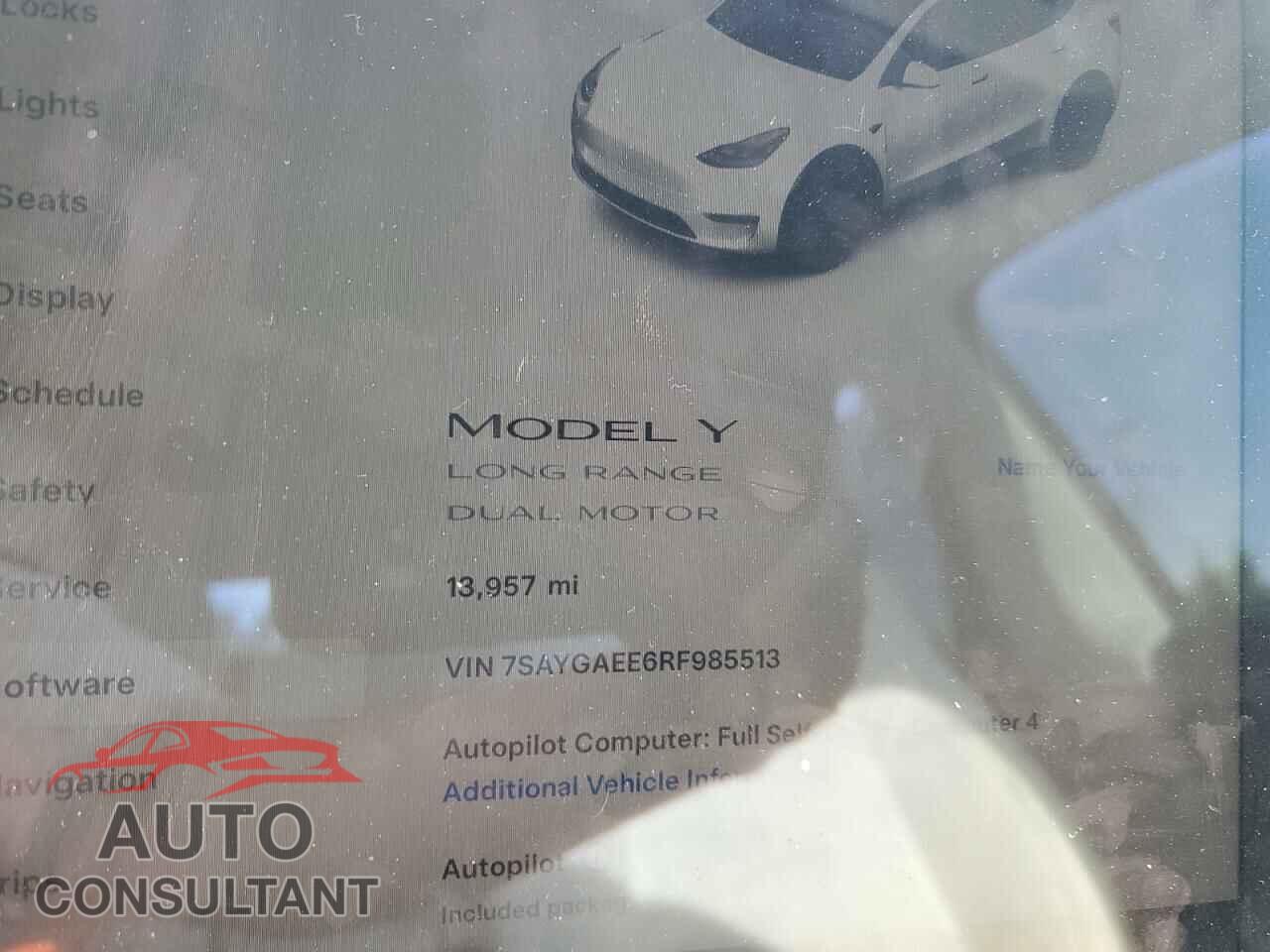 TESLA MODEL Y 2024 - 7SAYGAEE6RF985513