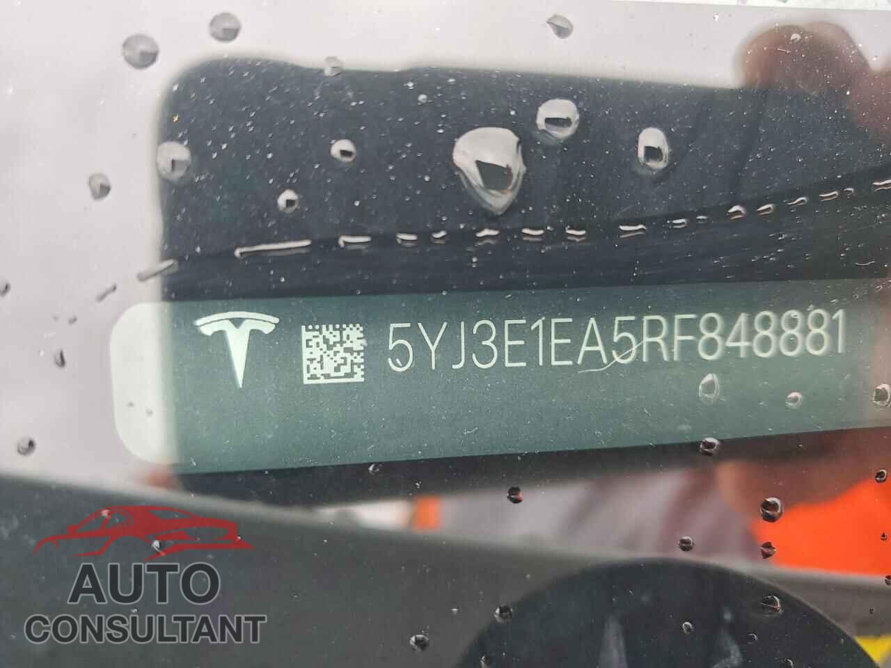 TESLA MODEL 3 2024 - 5YJ3E1EA5RF848881