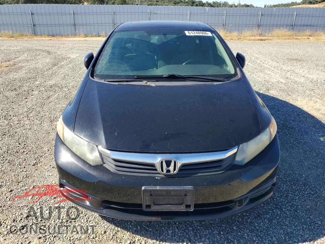 HONDA CIVIC 2012 - 19XFB2F89CE306591
