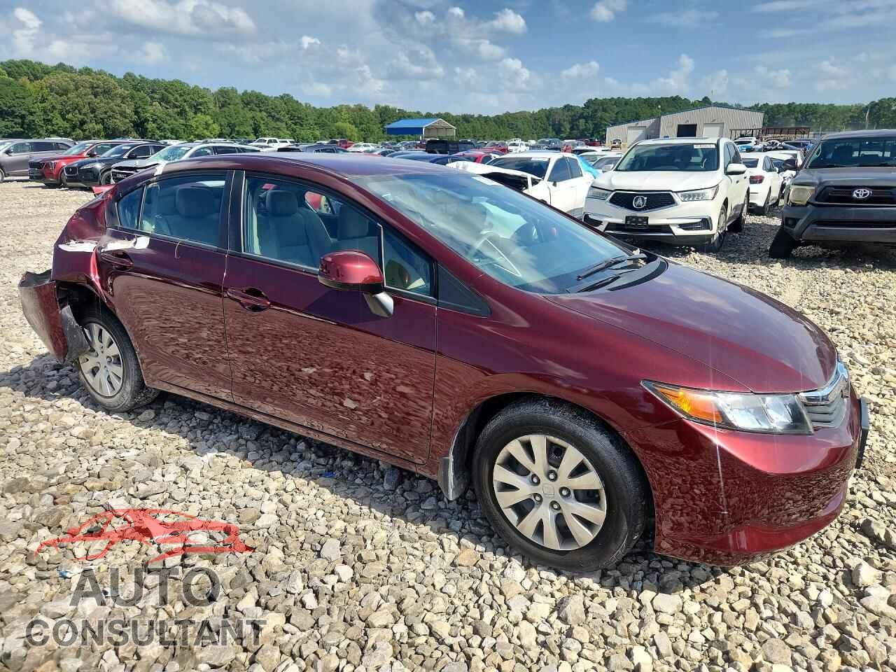 HONDA CIVIC 2012 - 19XFB2F57CE108503