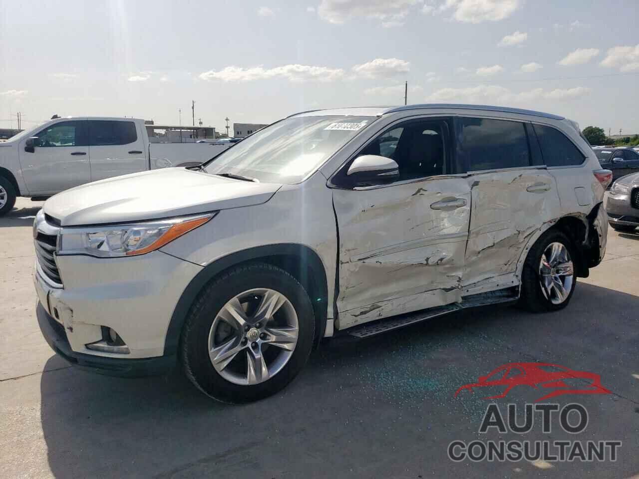 TOYOTA HIGHLANDER 2014 - 5TDYKRFH7ES017333