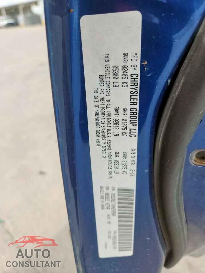 DODGE CHARGER 2010 - 2B3CA8CTXAH299980