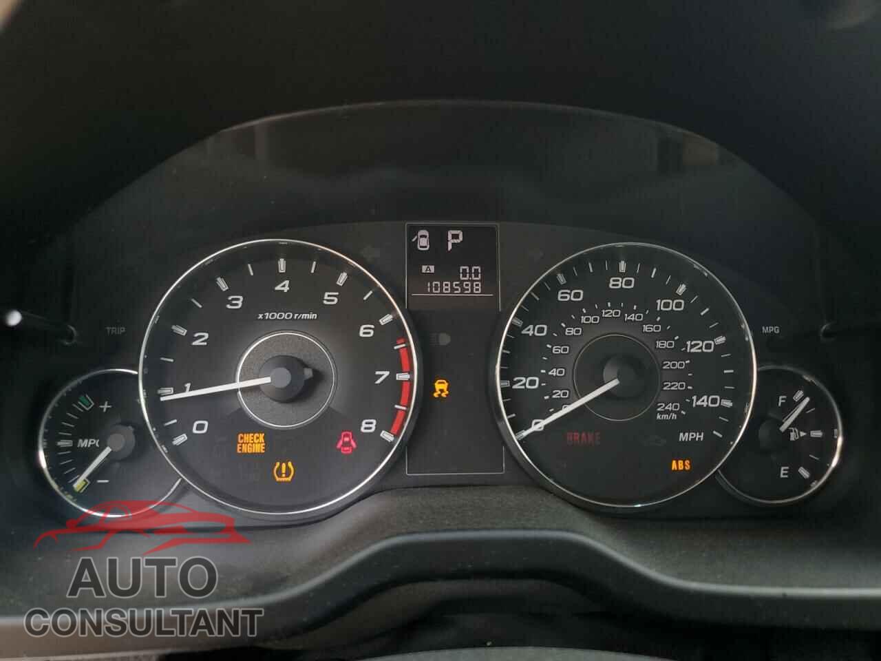 SUBARU OUTBACK 2011 - 4S4BRBCC1B3311403