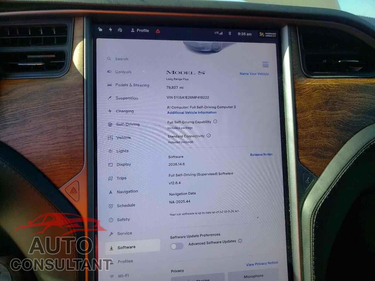 TESLA MODEL S 2021 - 5YJSA1E26MF418222