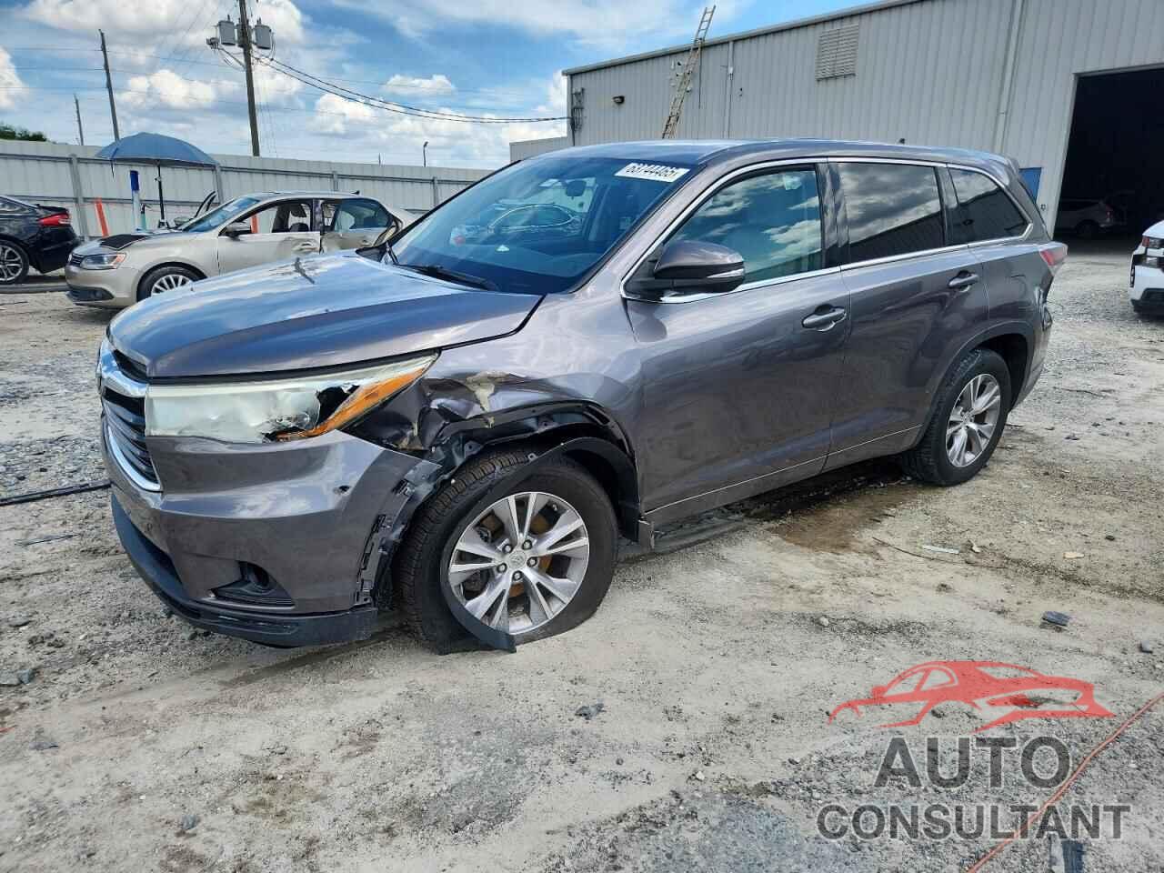 TOYOTA HIGHLANDER 2015 - 5TDZKRFH7FS046143
