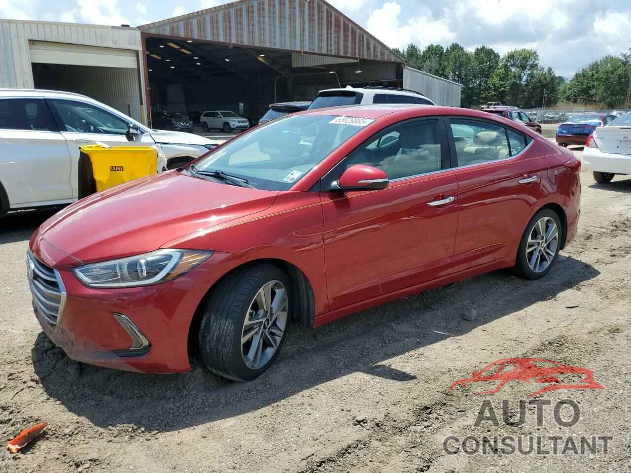HYUNDAI ELANTRA 2017 - KMHD84LF4HU105058