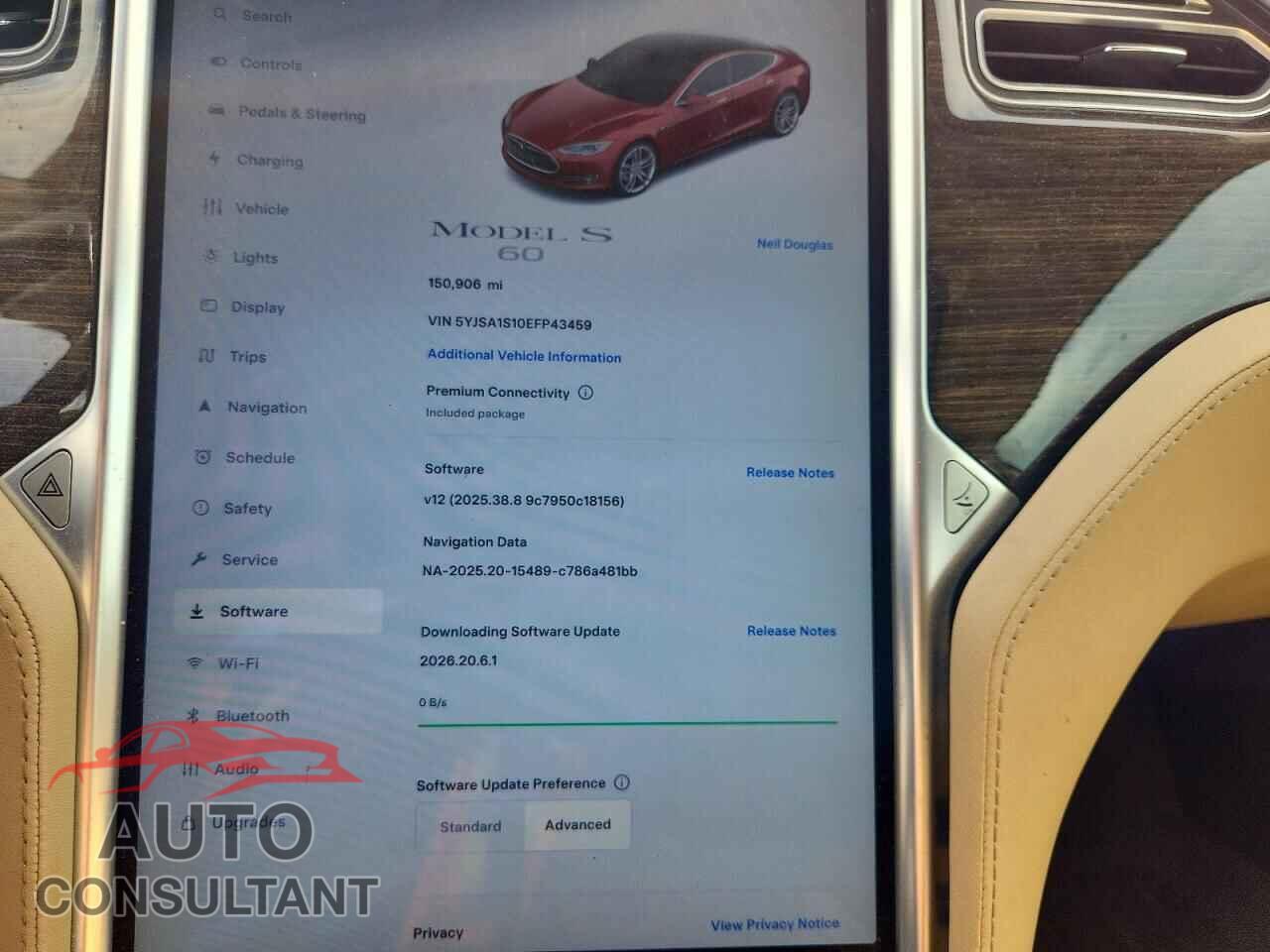 TESLA MODEL S 2014 - 5YJSA1S10EFP43459