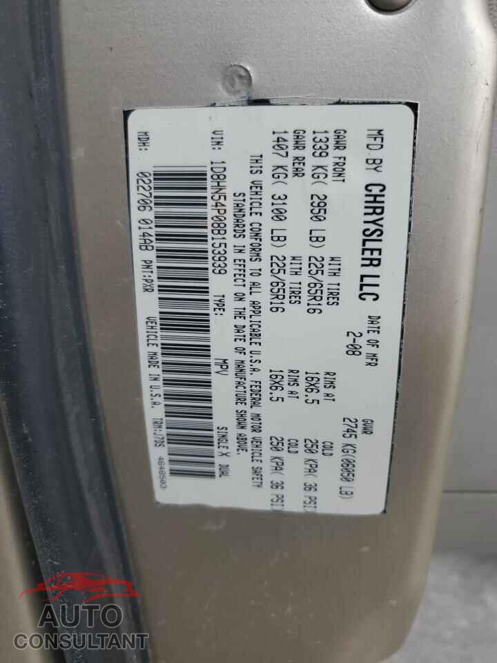 DODGE CARAVAN 2010 - 2D4RN5D19AR371077