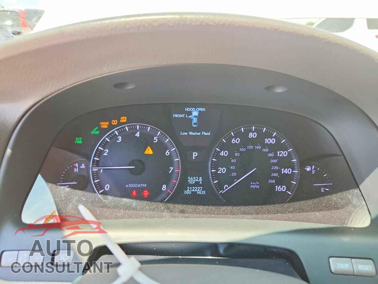 LEXUS LS460 2012 - JTHGL5EF7C5046656