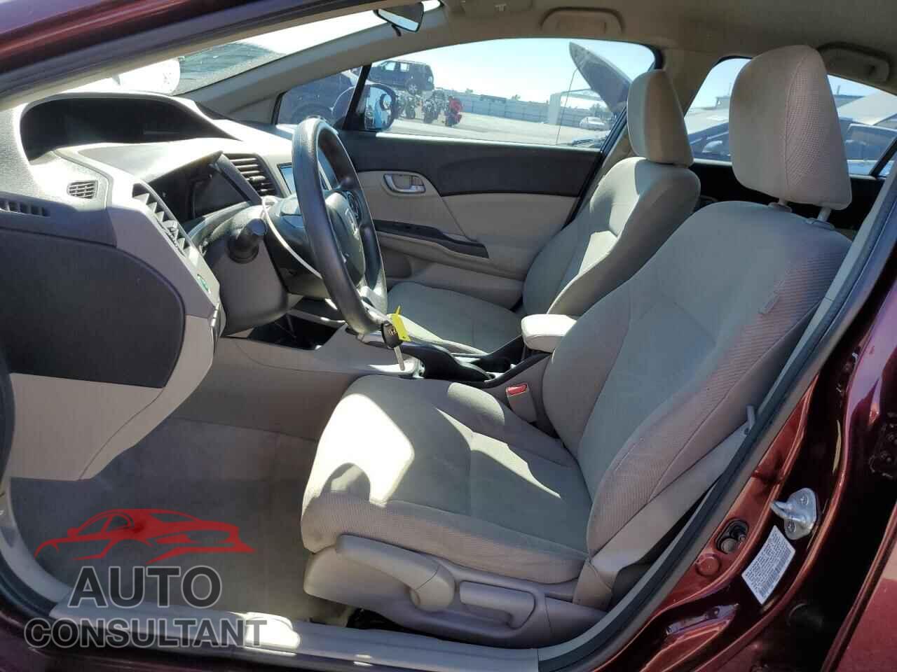 HONDA CIVIC 2012 - 19XFB2F57CE046892