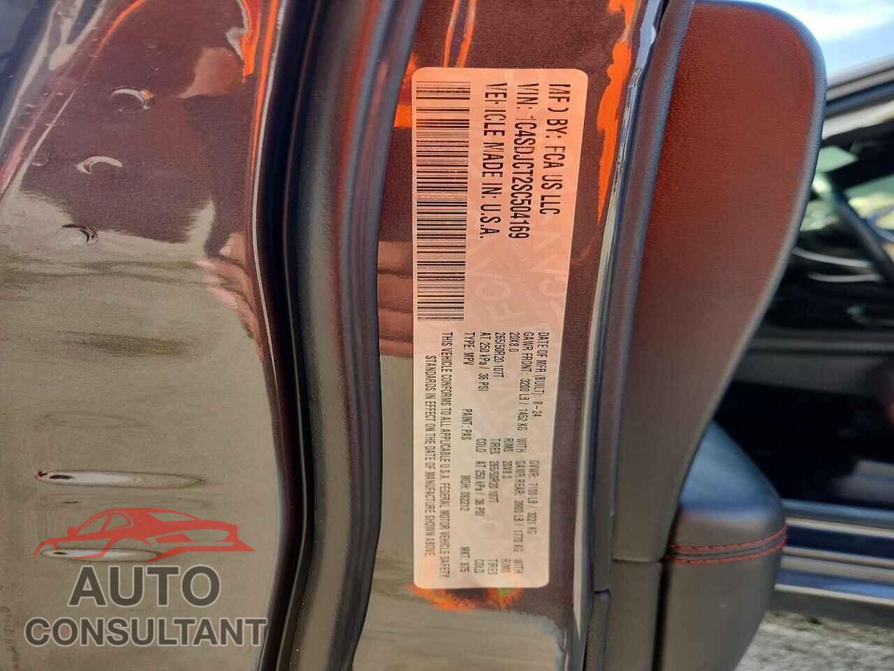 DODGE DURANGO 2025 - 1C4SDJCT2SC504169