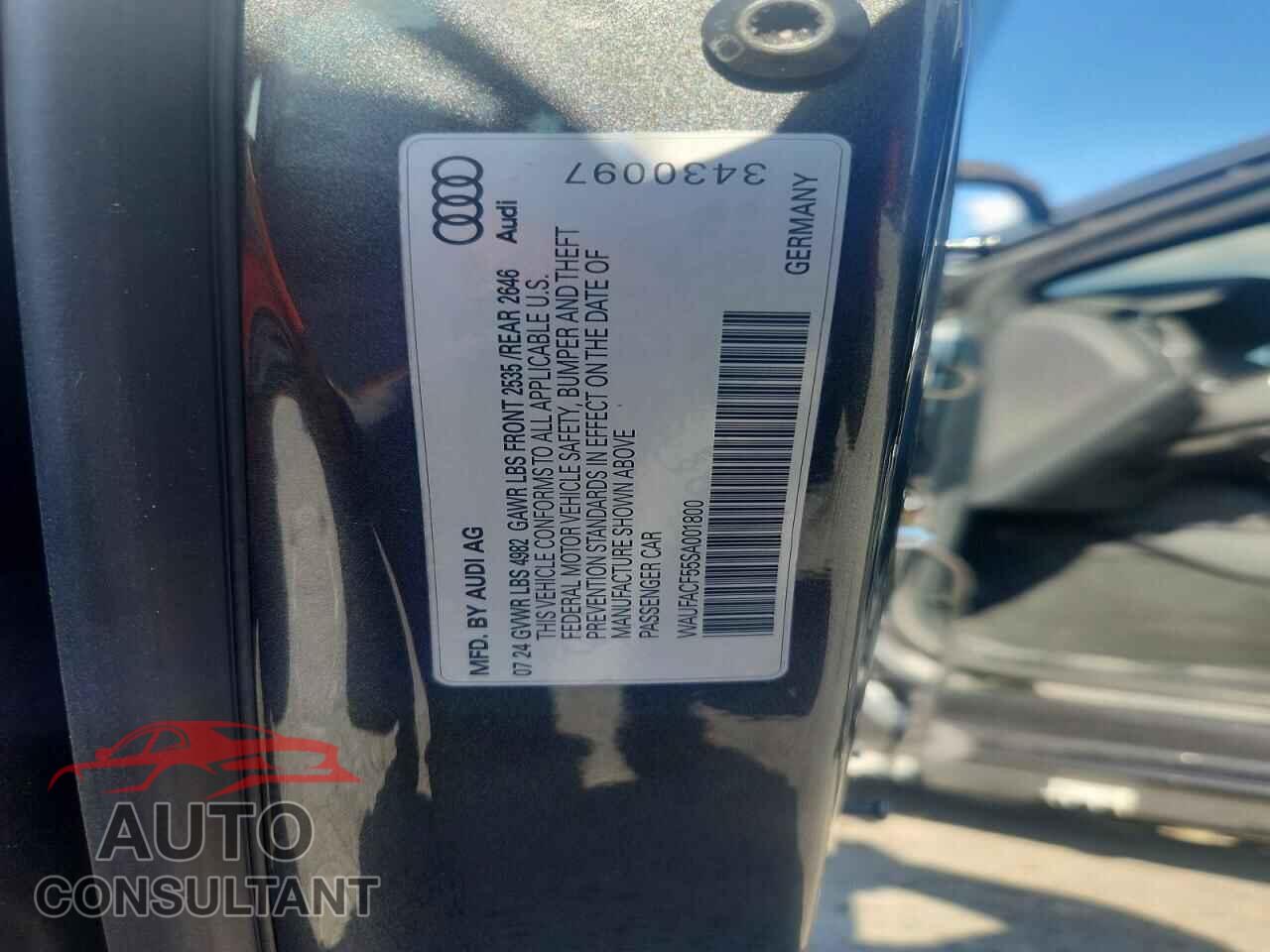 AUDI A5 2025 - WAUFACF55SA001800