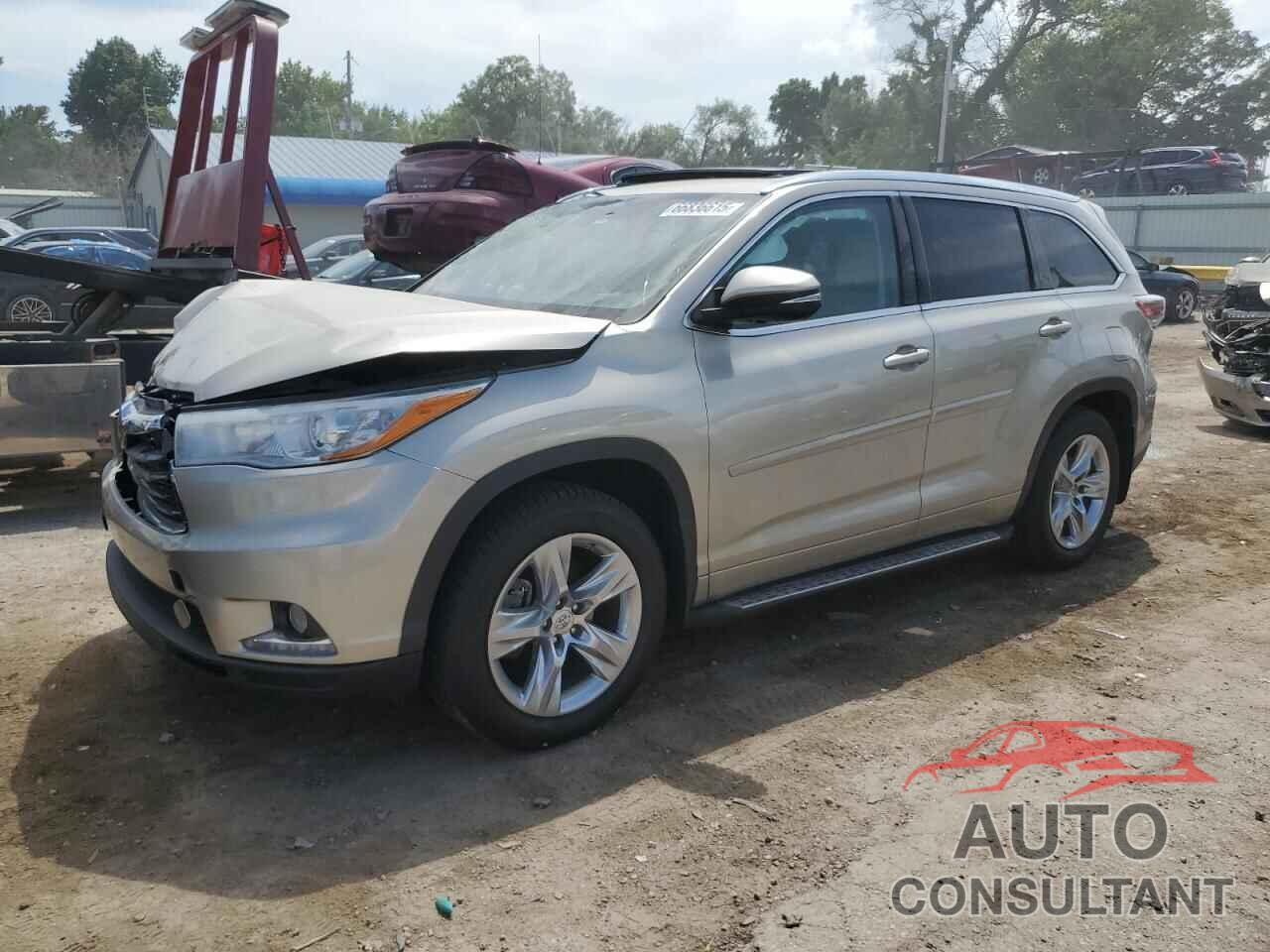 TOYOTA HIGHLANDER 2015 - 5TDDKRFH0FS207636