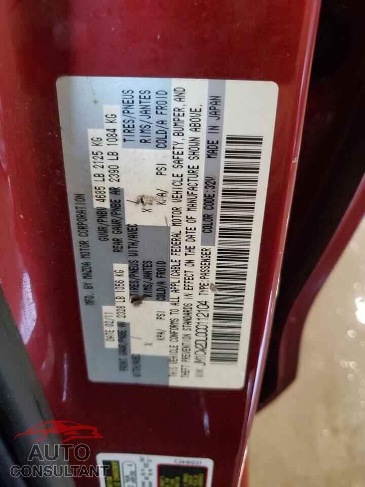MAZDA 5 2012 - JM1CW2DL0C0112104