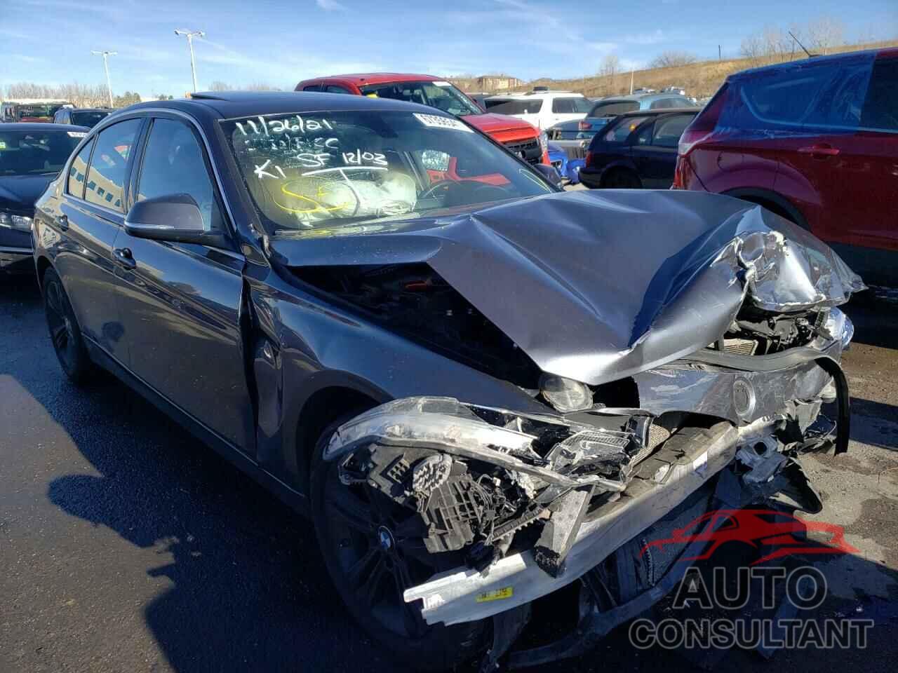BMW 3 SERIES 2017 - WBA8D9C36HA012514