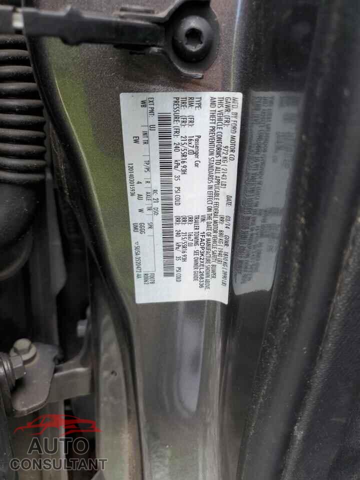 FORD FOCUS 2014 - 1FADP3K2XEL268336
