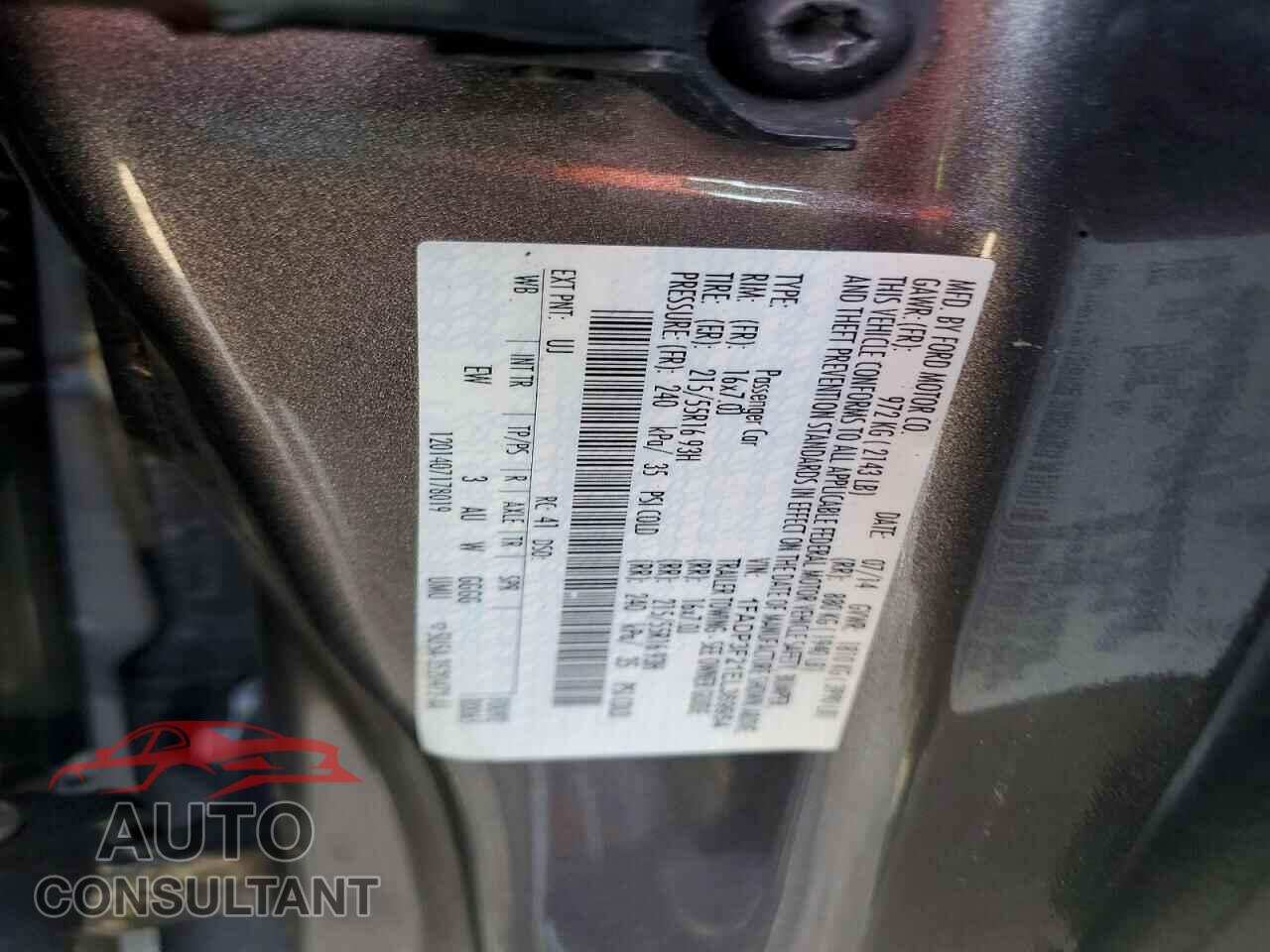 FORD FOCUS 2014 - 1FADP3F21EL369954