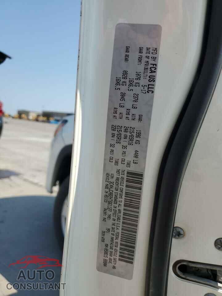 JEEP COMPASS 2017 - 3C4NJCAB2HT661127