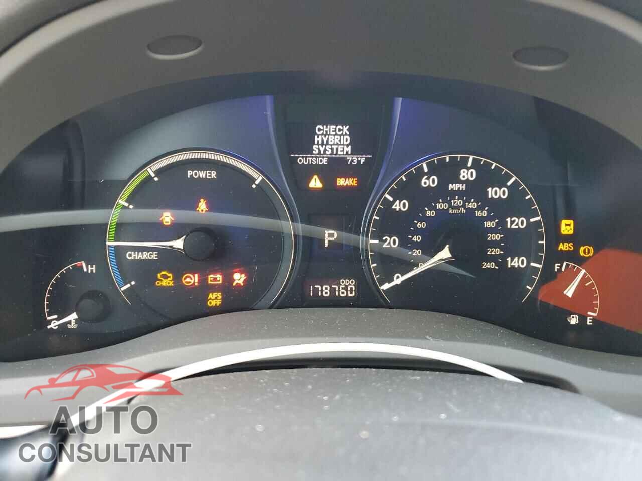 LEXUS RX450 2012 - JTJBC1BA7C2432716