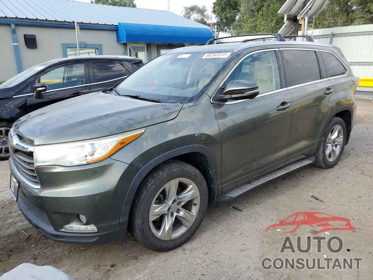 TOYOTA HIGHLANDER 2014 - 5TDDKRFH3ES025556