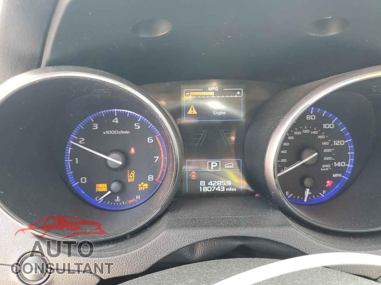 SUBARU OUTBACK 2015 - 4S4BSBFC2F3233123