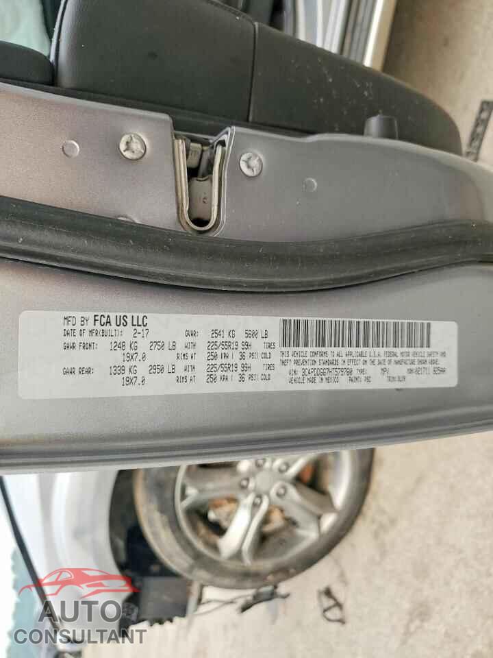 DODGE JOURNEY 2017 - 3C4PDDGG7HT579760
