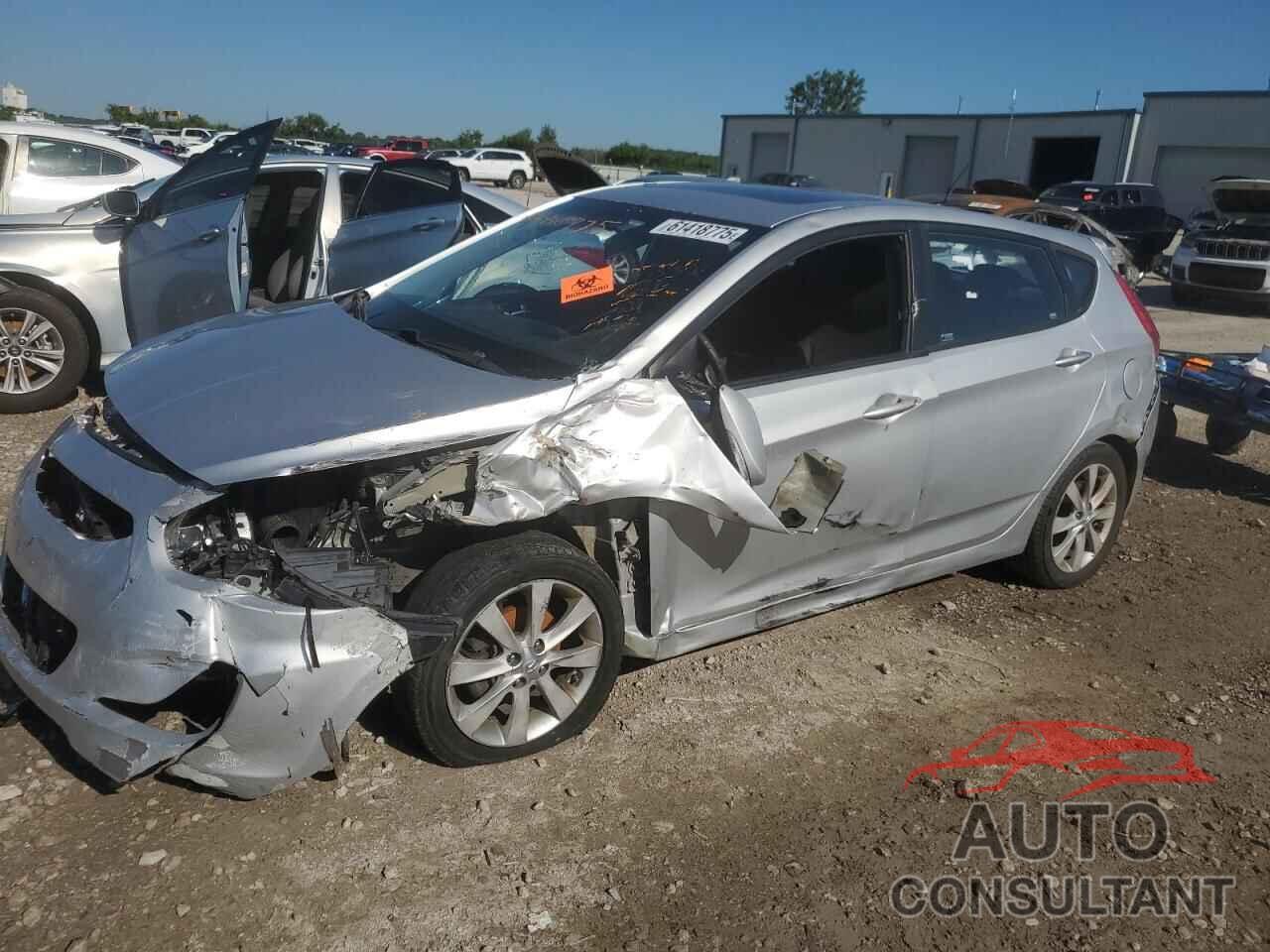 HYUNDAI ACCENT 2013 - KMHCU5AE3DU066903