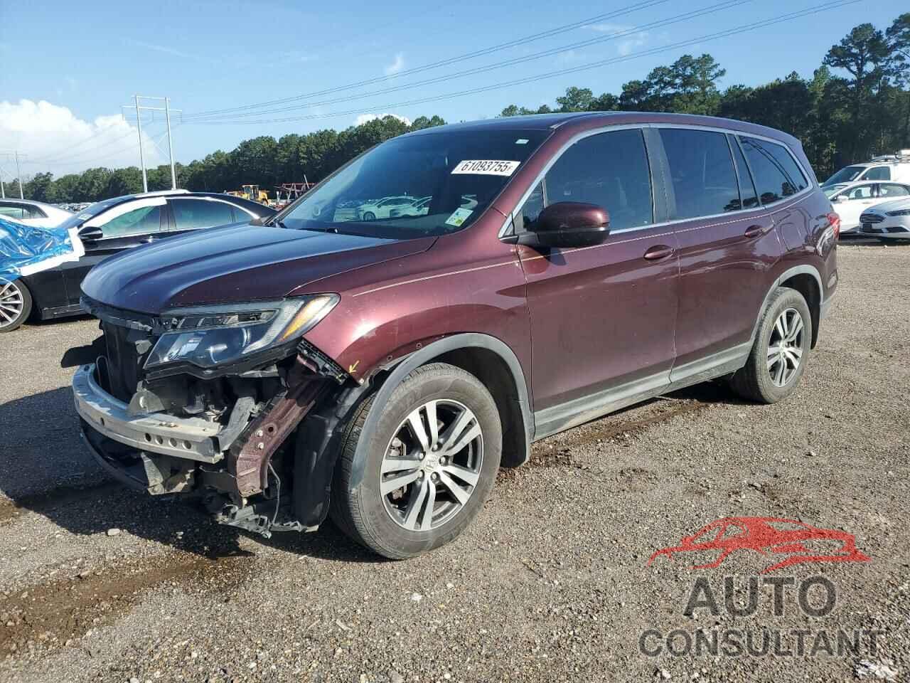 HONDA PILOT 2016 - 5FNYF5H59GB015106