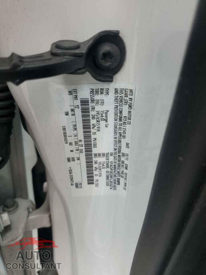 FORD FOCUS 2015 - 1FADP3E29FL253274