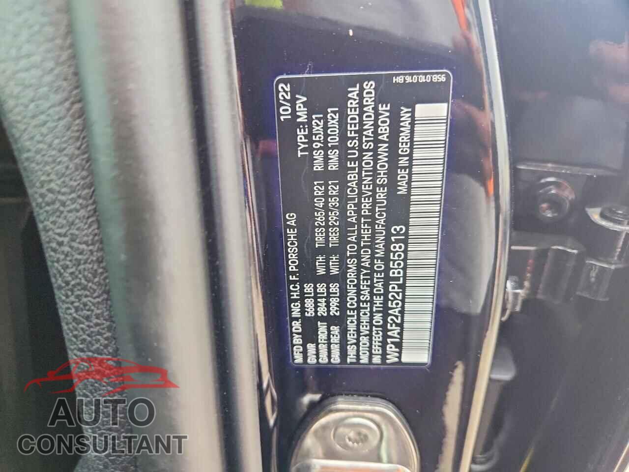 PORSCHE MACAN 2023 - WP1AF2A52PLB55813