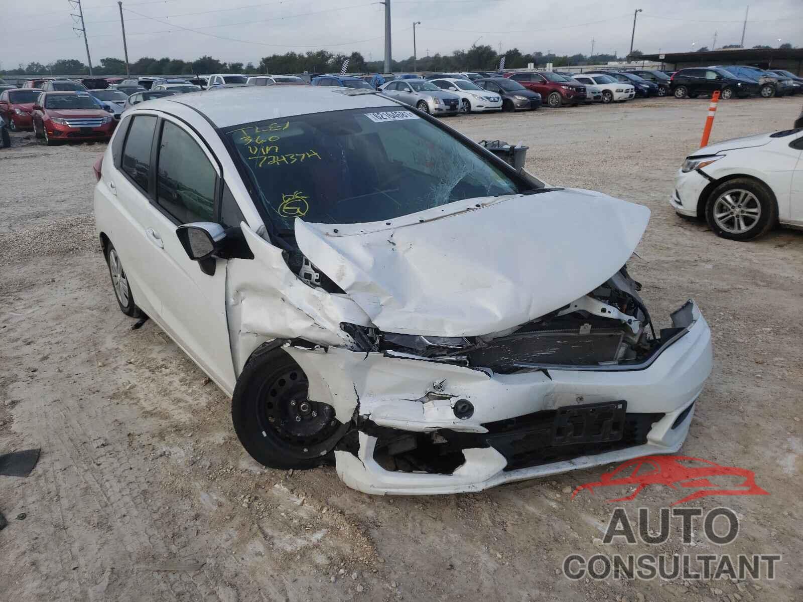 HONDA FIT 2019 - 3HGGK5H41KM724374