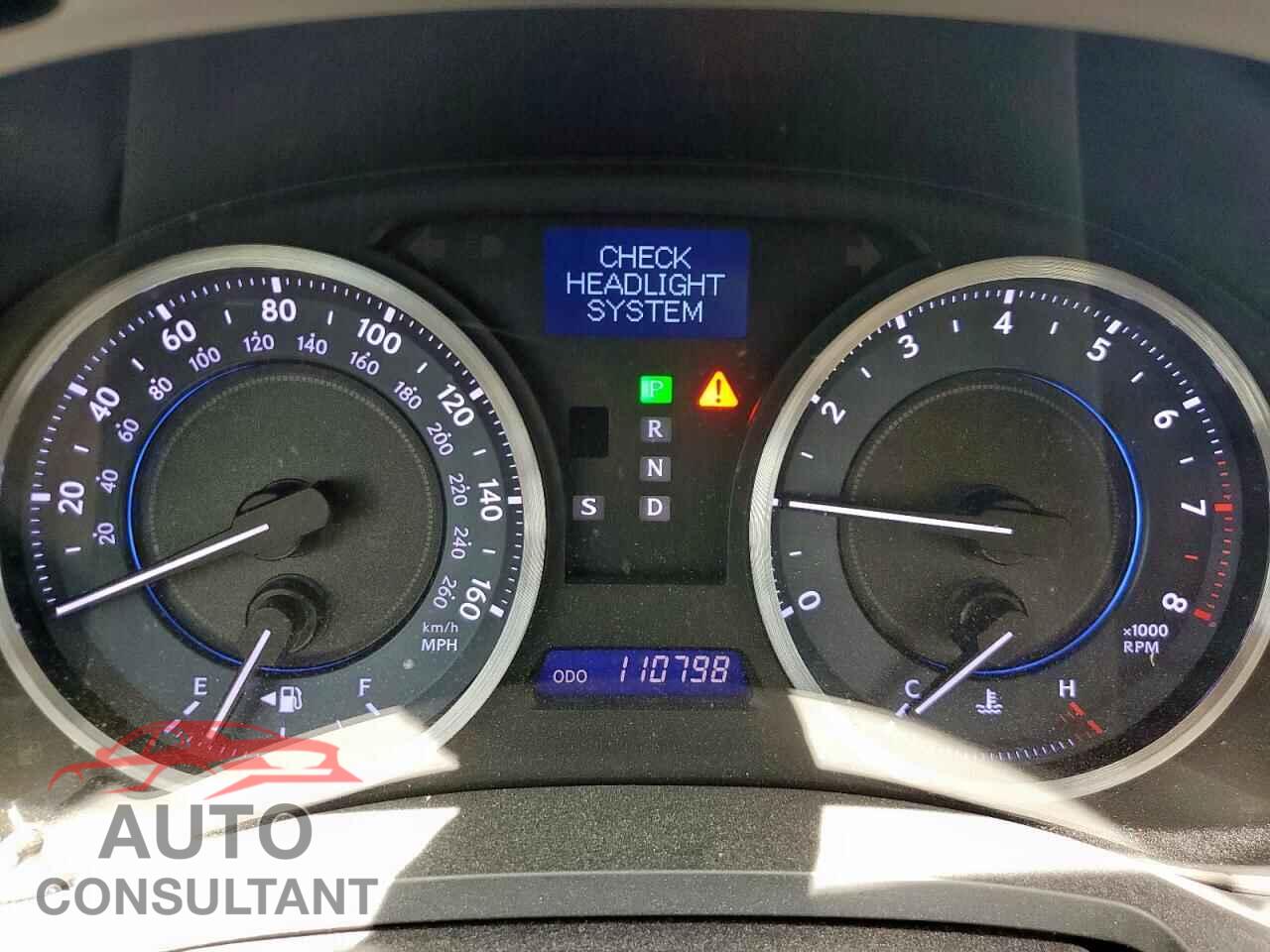 LEXUS IS 2012 - JTHBF5C29C5168923