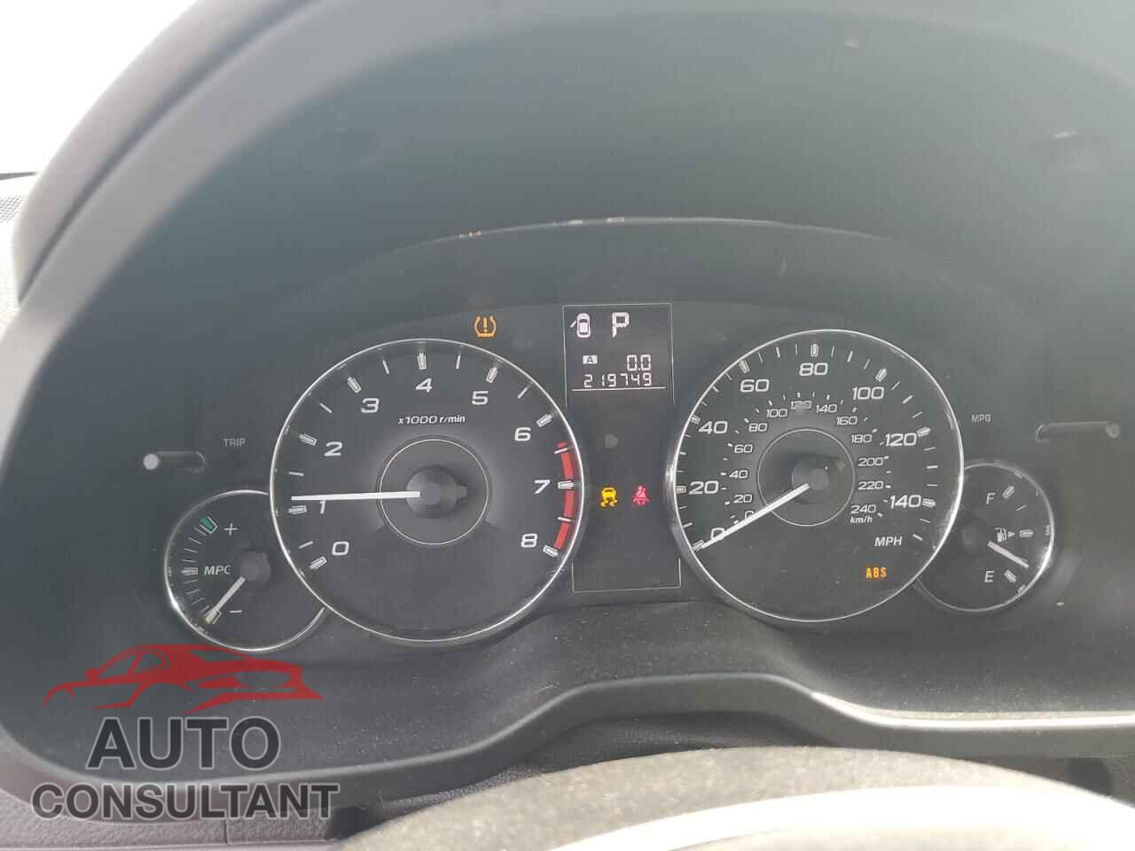 SUBARU LEGACY 2012 - 4S3BMBC60C3033334