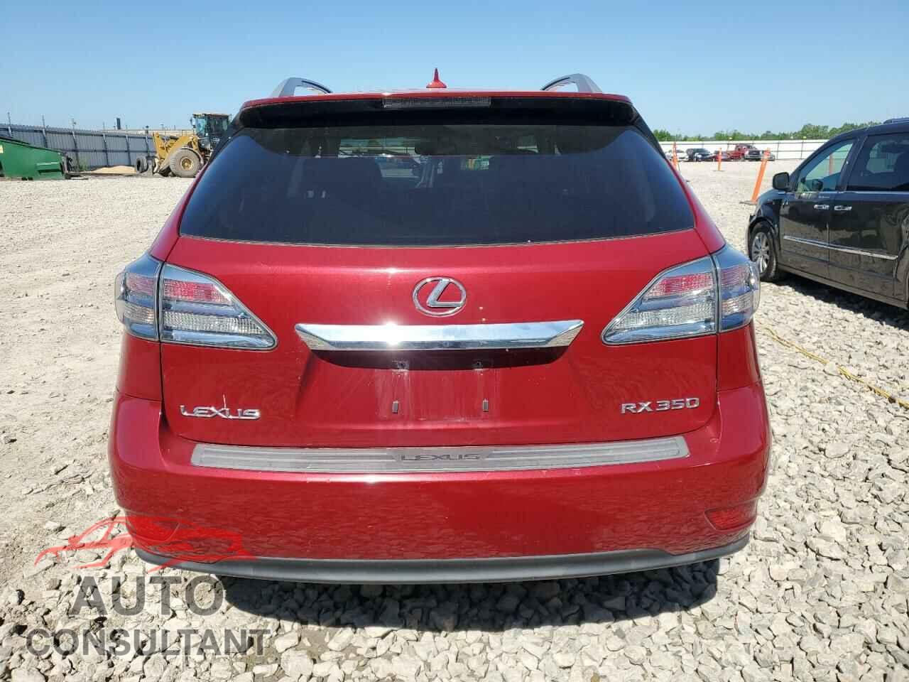 LEXUS RX350 2010 - 2T2BK1BA1AC064436