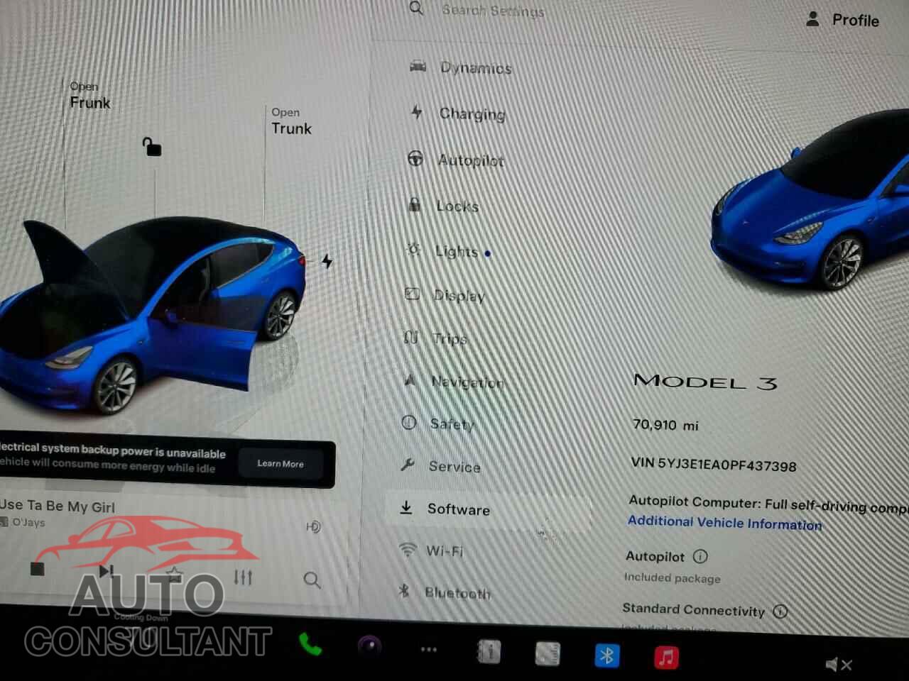 TESLA MODEL 3 2023 - 5YJ3E1EA0PF437398