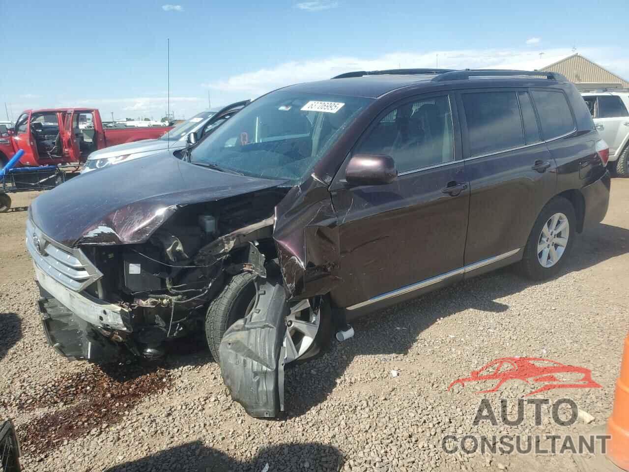 TOYOTA HIGHLANDER 2012 - 5TDBK3EH1CS159193