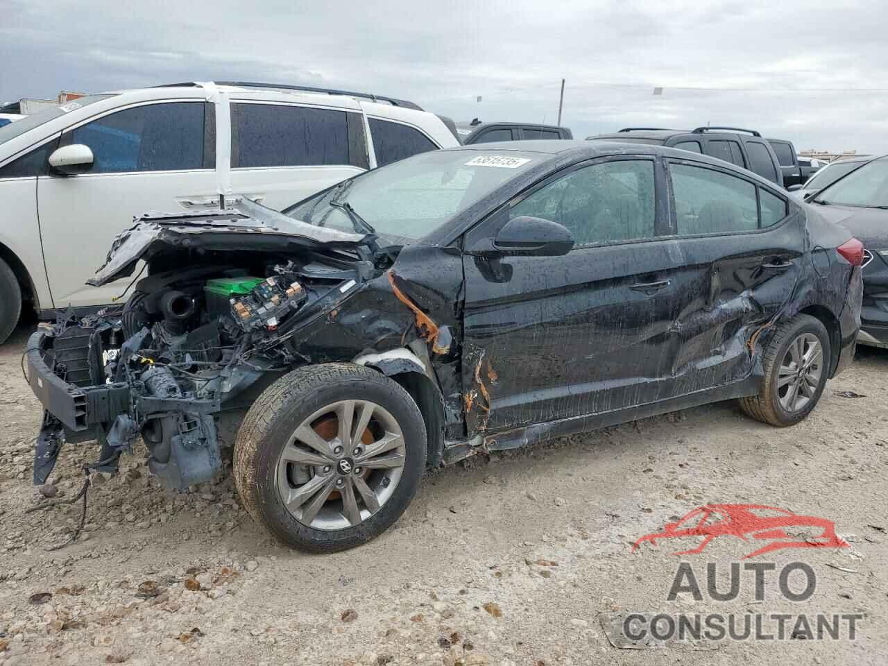 HYUNDAI ELANTRA 2017 - KMHD84LF6HU146954