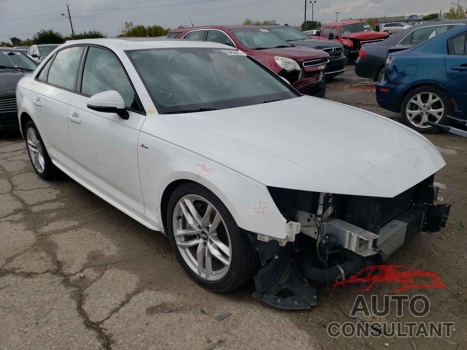 AUDI A4 2017 - WAUDNAF47HN046892