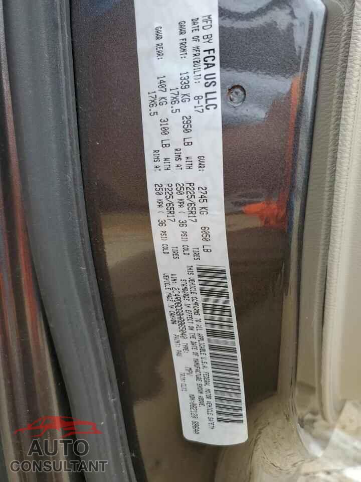 DODGE CARAVAN 2017 - 2C4RDGCG8HR865040